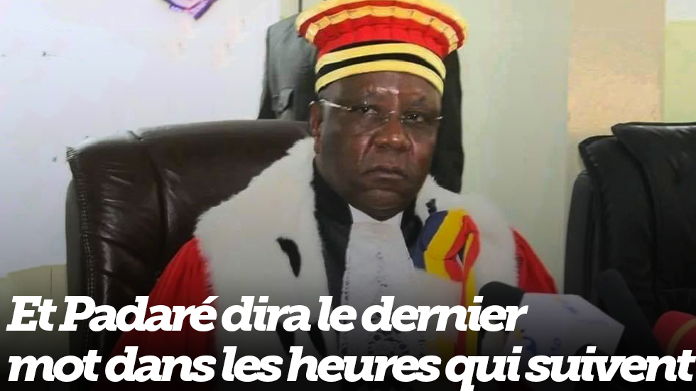 Et Padaré dira le dernier mot dans les heures qui suivent