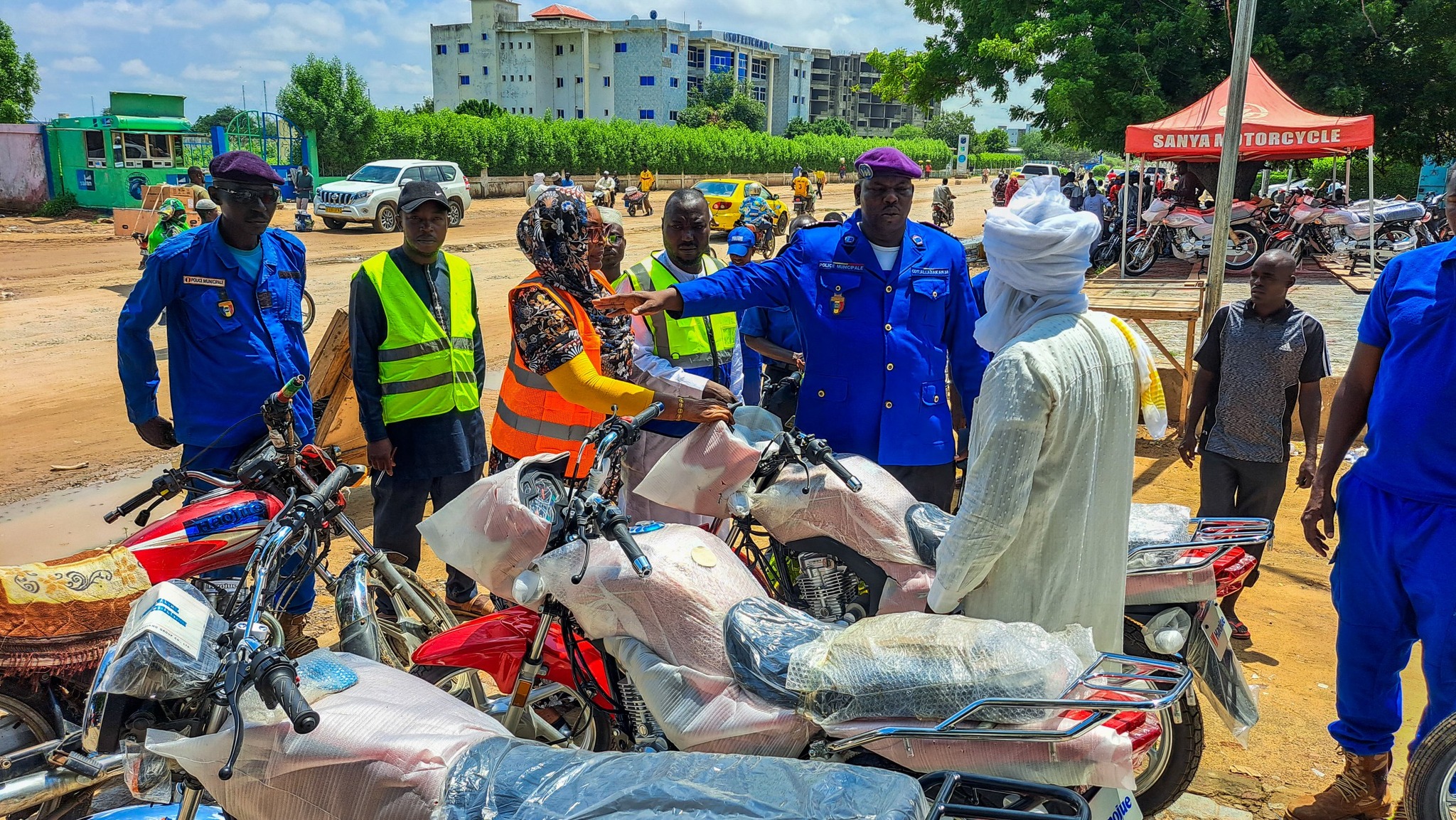 Tchad : La Mairie du 6ᵉ Arrondissement en tournée d’inspection après les pluies