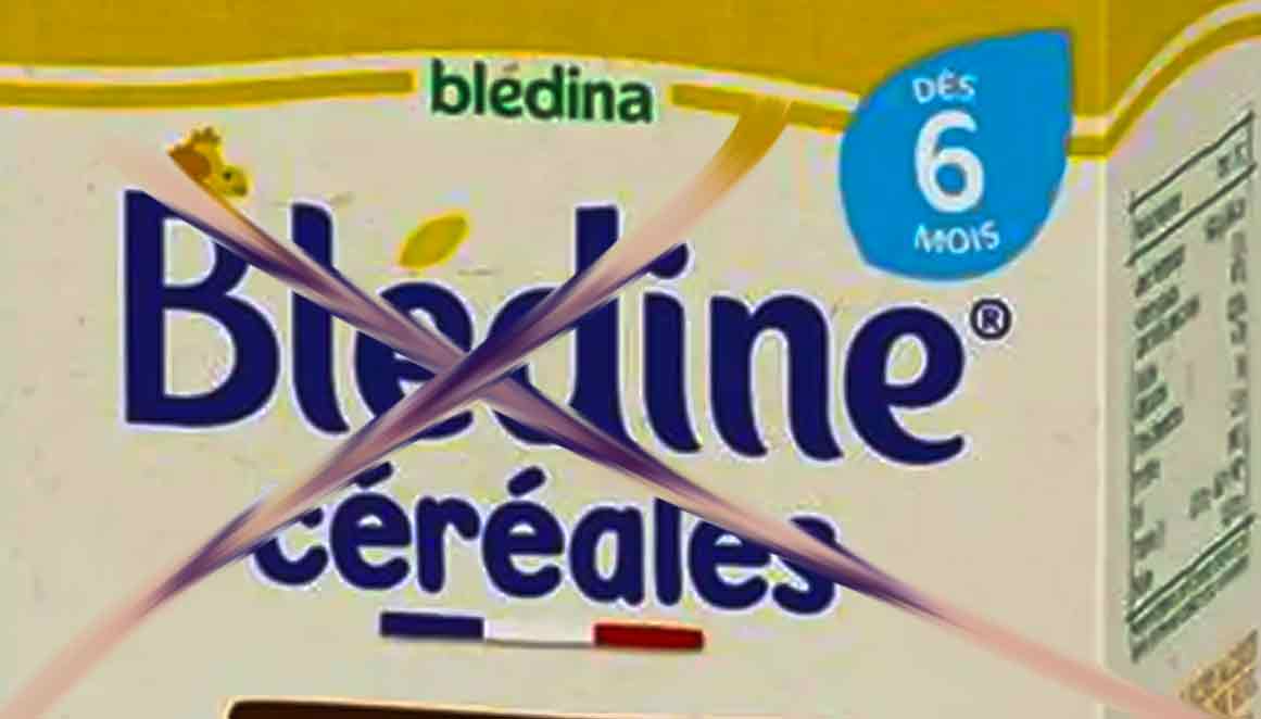 Interdiction de consommer les aliments infantiles de la marque Blédine par le Groupe DANONE