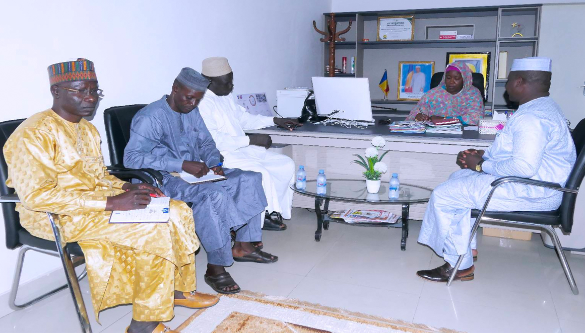 La HAMA échange avec l’Union des Auditeurs et Téléspectateurs Tchadiens