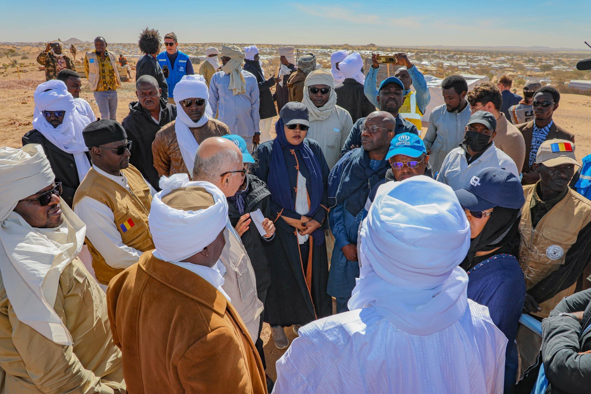 Le gouvernement et le HCR s&rsquo;imprègnent des conditions de vie des réfugiés à Iriba