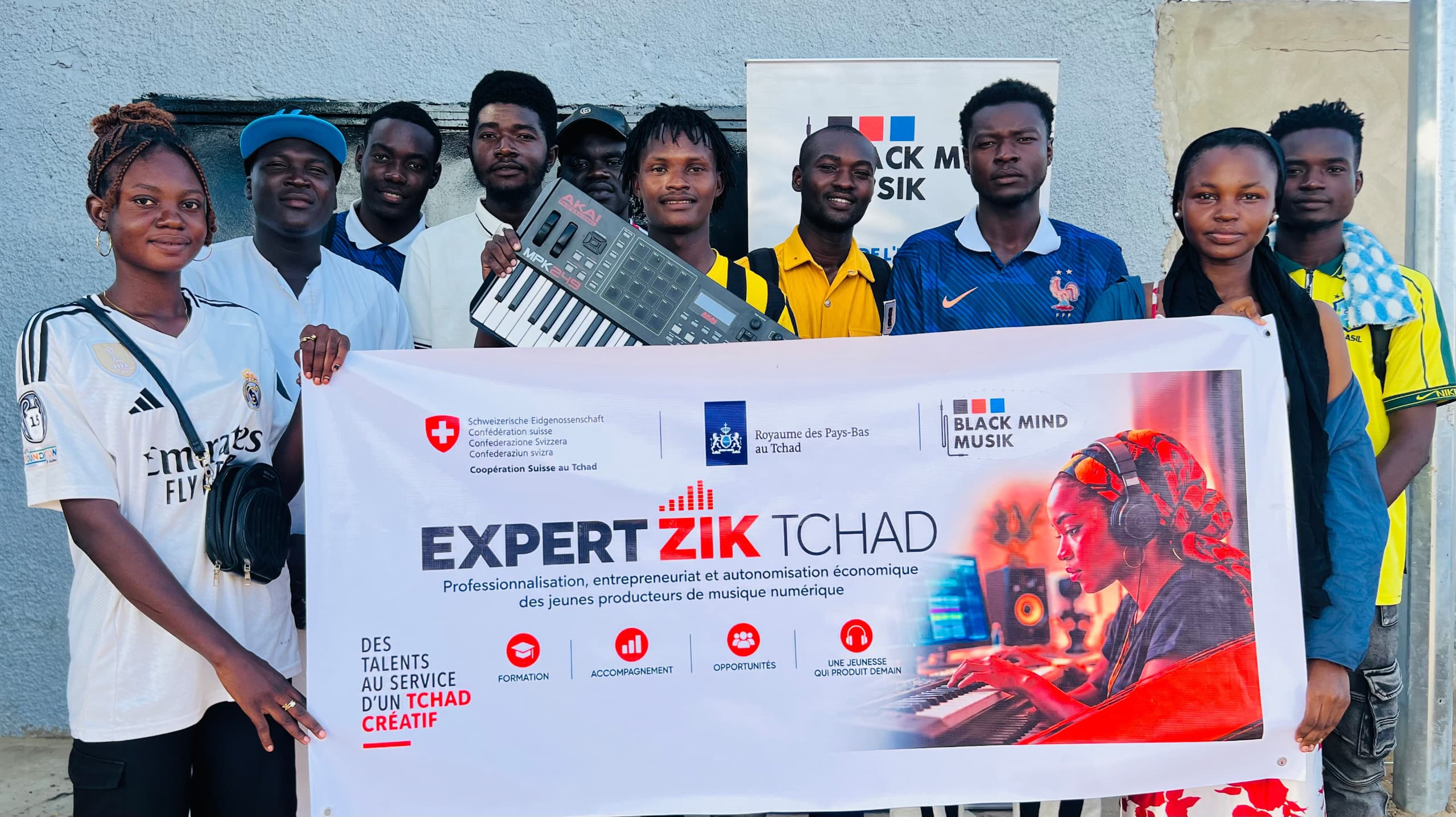 EXPERT ZIK TCHAD : BLACK MIND MUSIK mise sur la professionnalisation de dix jeunes producteurs