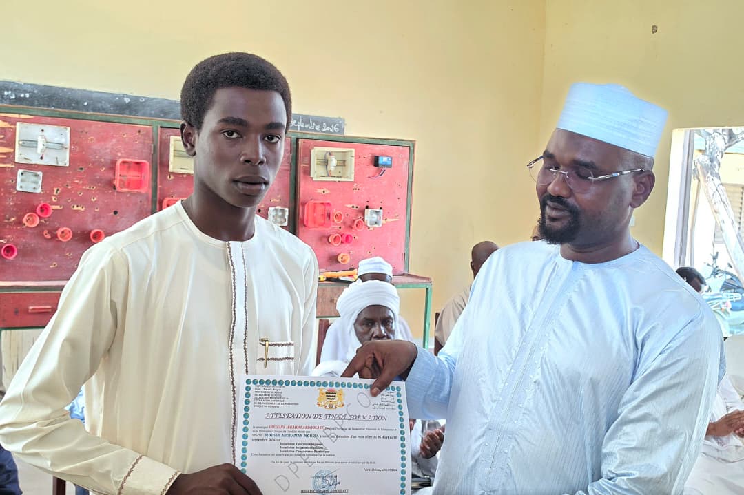 Abéché : 30 jeunes formés aux métiers techniques