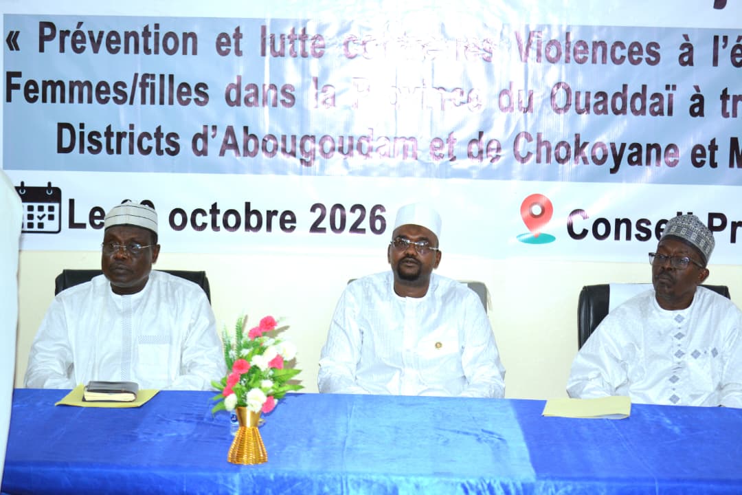 Ouaddaï : lancement d&rsquo;un projet de lutte contre les violences faites aux femmes et aux filles
